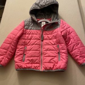 Zeroxposur , pink/gray toddler jacket, worn once.